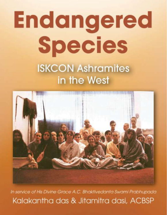 Endangered Speices coverHis Divine Grace A. C. Bhaktivedanta Swami Prabhupāda Kalakaṇṭha dāsa and Jitāmitra dāsi